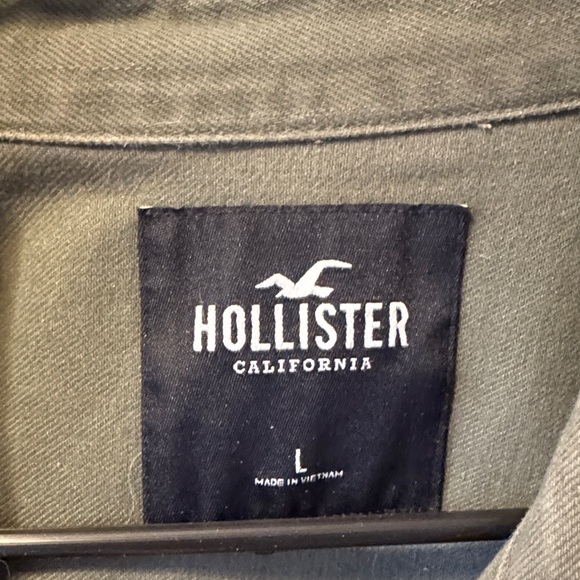 Hollister Men's Green Jacket size large. Chore Coat - Picture 4 of 13
